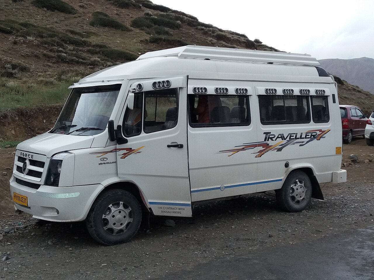 Tempo Traveller 17 Seater — exact Kashmir cab hire photo